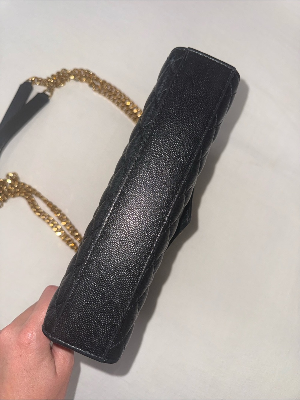 Saint Laurent Medium Cassandra Quilted Leather Envelope Bag - Picture 8 of 10